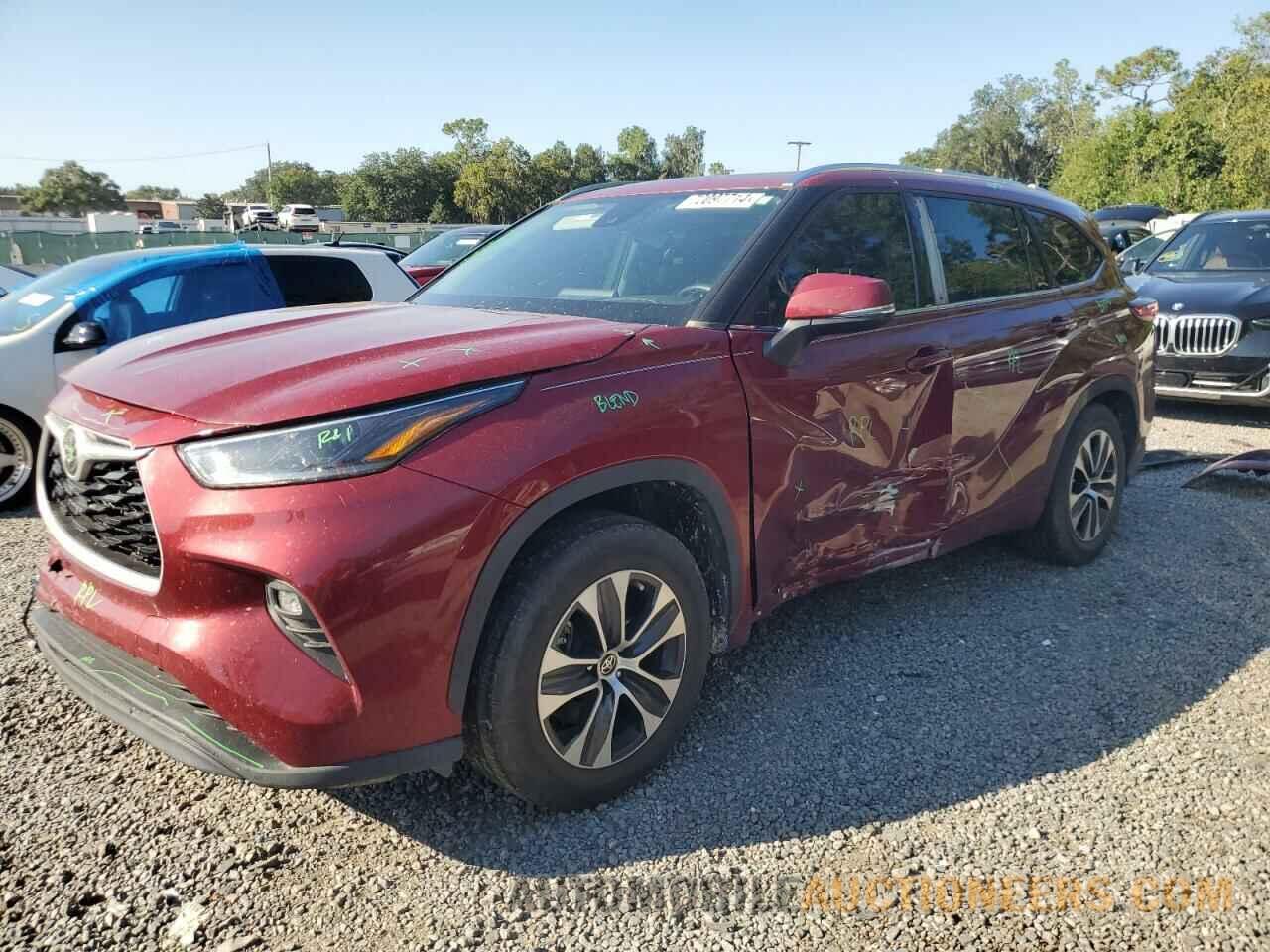 5TDGZRAH8MS040682 TOYOTA HIGHLANDER 2021