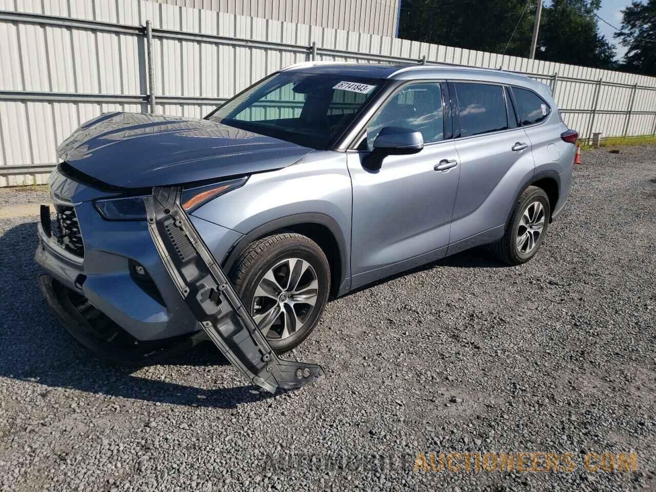 5TDGZRAH8MS041458 TOYOTA HIGHLANDER 2021