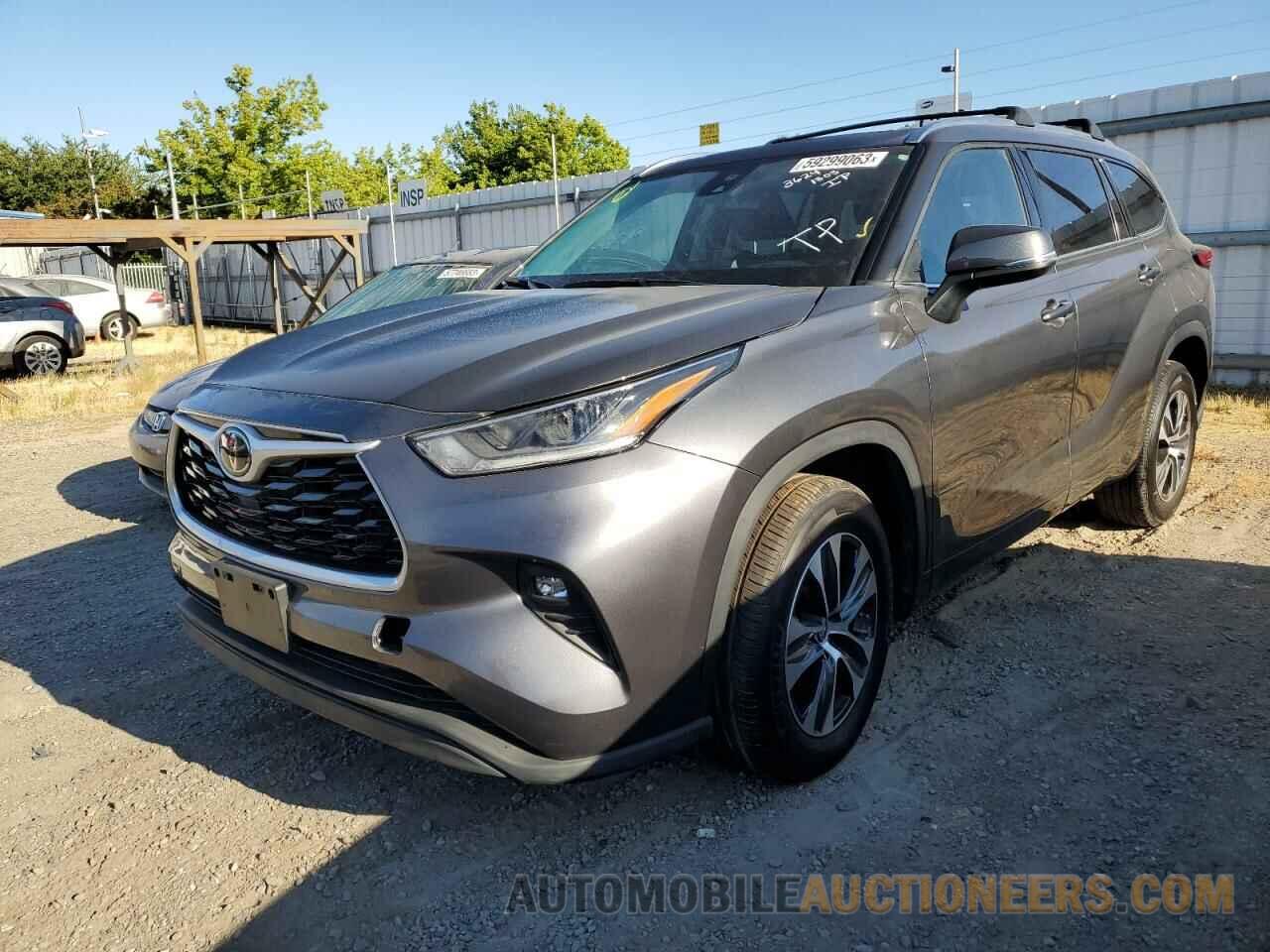 5TDGZRAH8MS537831 TOYOTA HIGHLANDER 2021