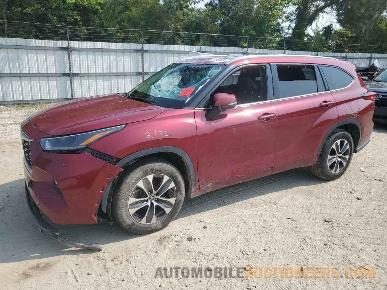 5TDGZRAH9MS519807 TOYOTA HIGHLANDER 2021