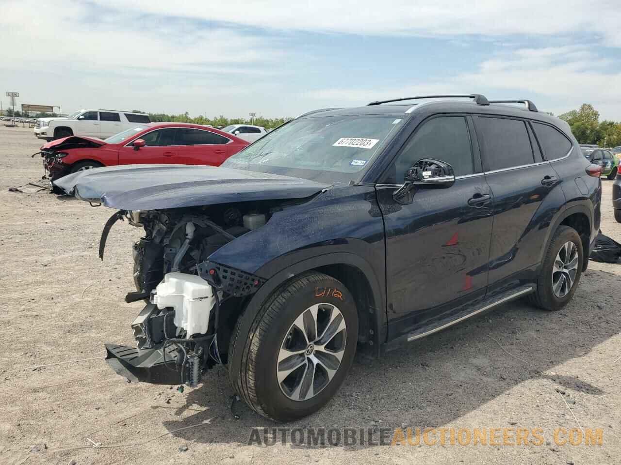 5TDGZRAH9NS137519 TOYOTA HIGHLANDER 2022