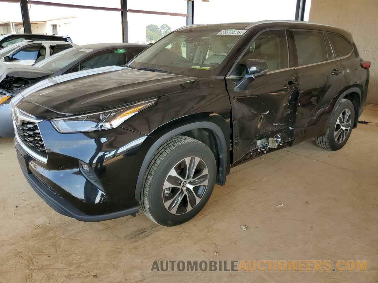 5TDGZRAH9NS538455 TOYOTA HIGHLANDER 2022