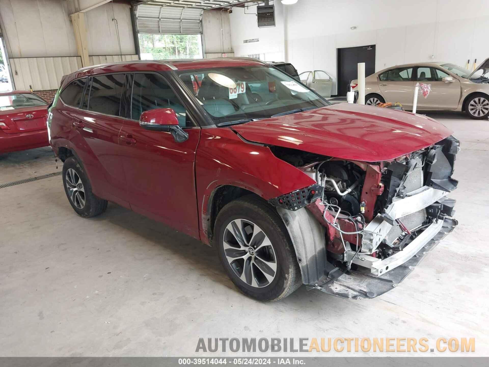 5TDGZRAHXMS525552 TOYOTA HIGHLANDER 2021