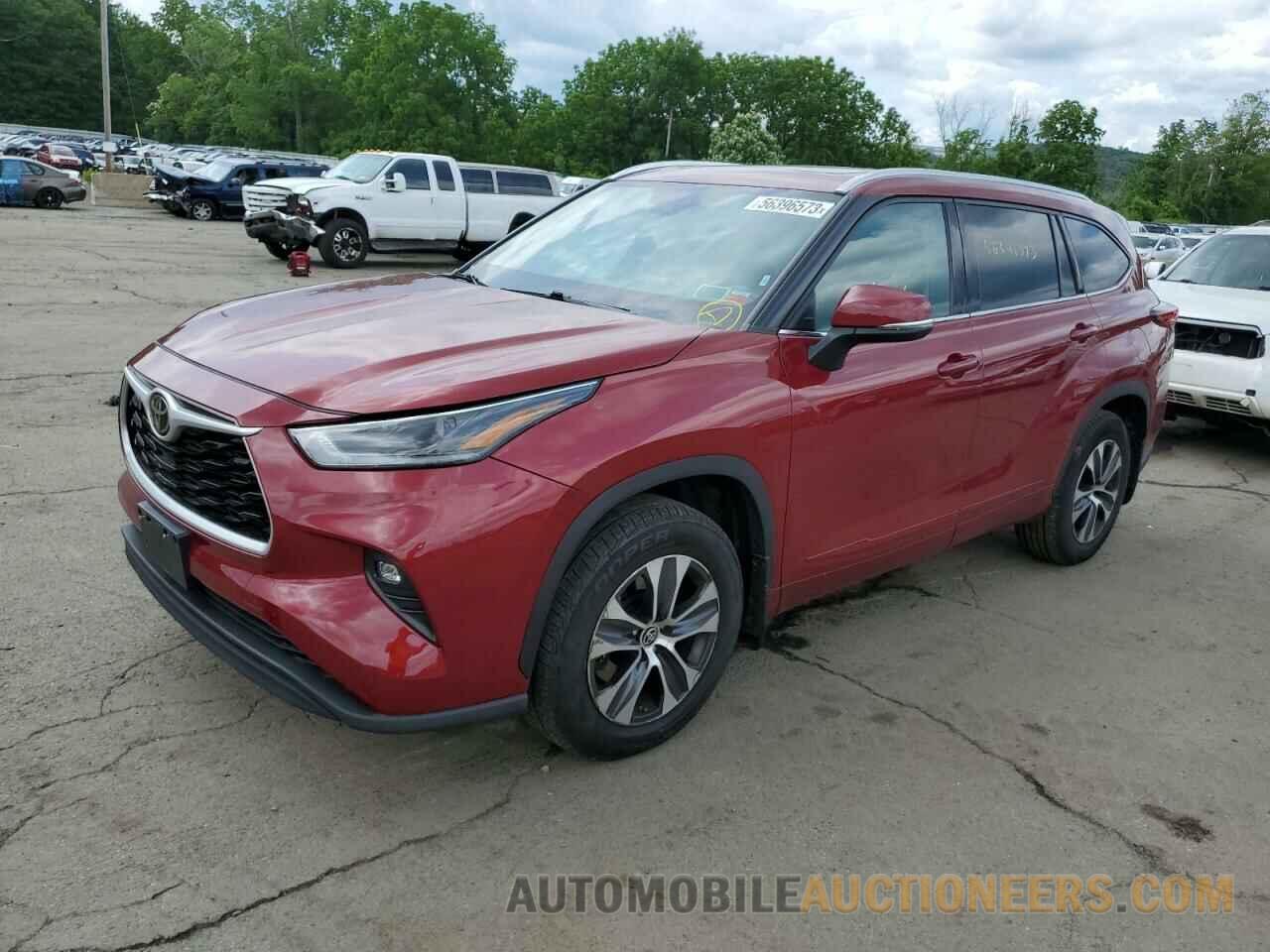 5TDGZRBH0MS089700 TOYOTA HIGHLANDER 2021