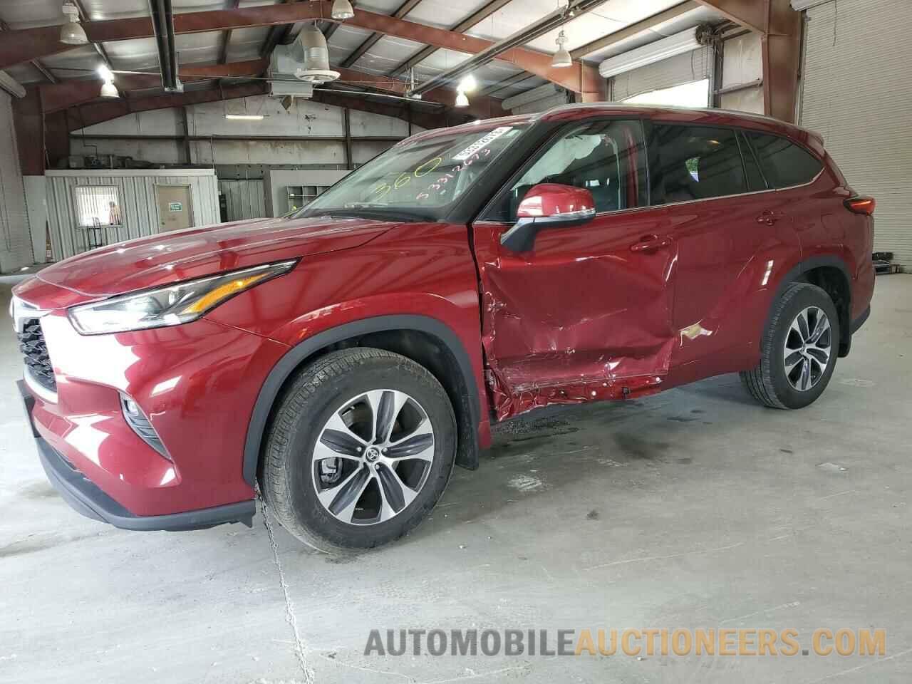 5TDGZRBH0MS542567 TOYOTA HIGHLANDER 2021