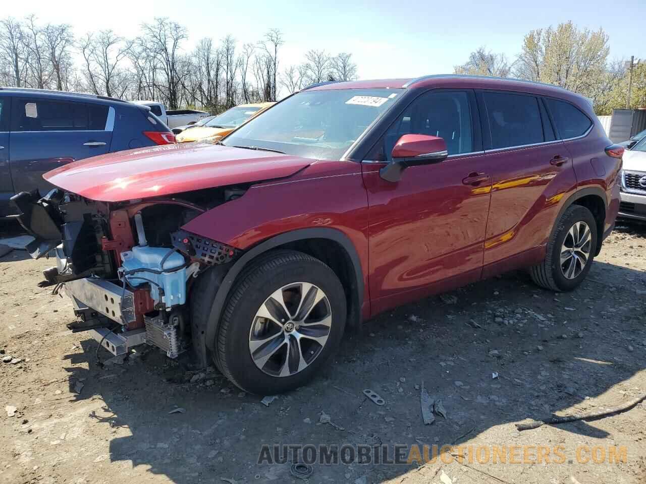 5TDGZRBH0MS542830 TOYOTA HIGHLANDER 2021