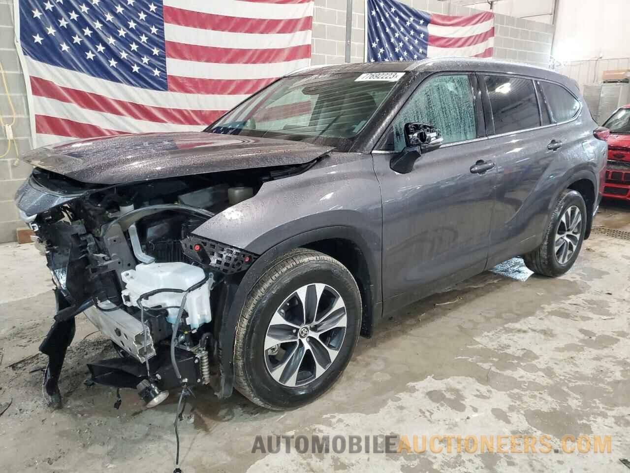 5TDGZRBH0MS542956 TOYOTA HIGHLANDER 2021