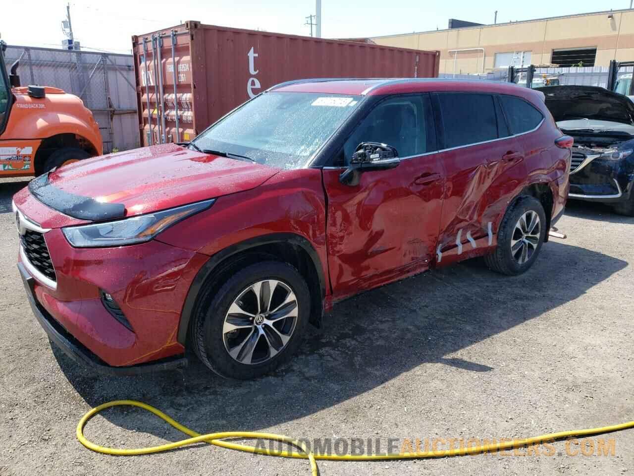 5TDGZRBH0MS553343 TOYOTA HIGHLANDER 2021