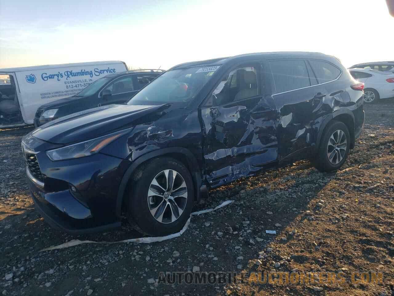 5TDGZRBH0NS207505 TOYOTA HIGHLANDER 2022