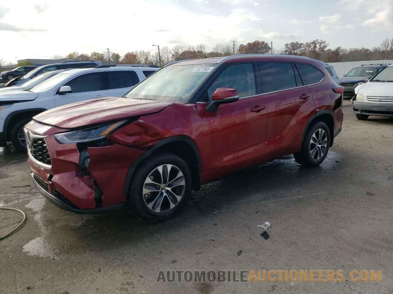 5TDGZRBH1MS127807 TOYOTA HIGHLANDER 2021