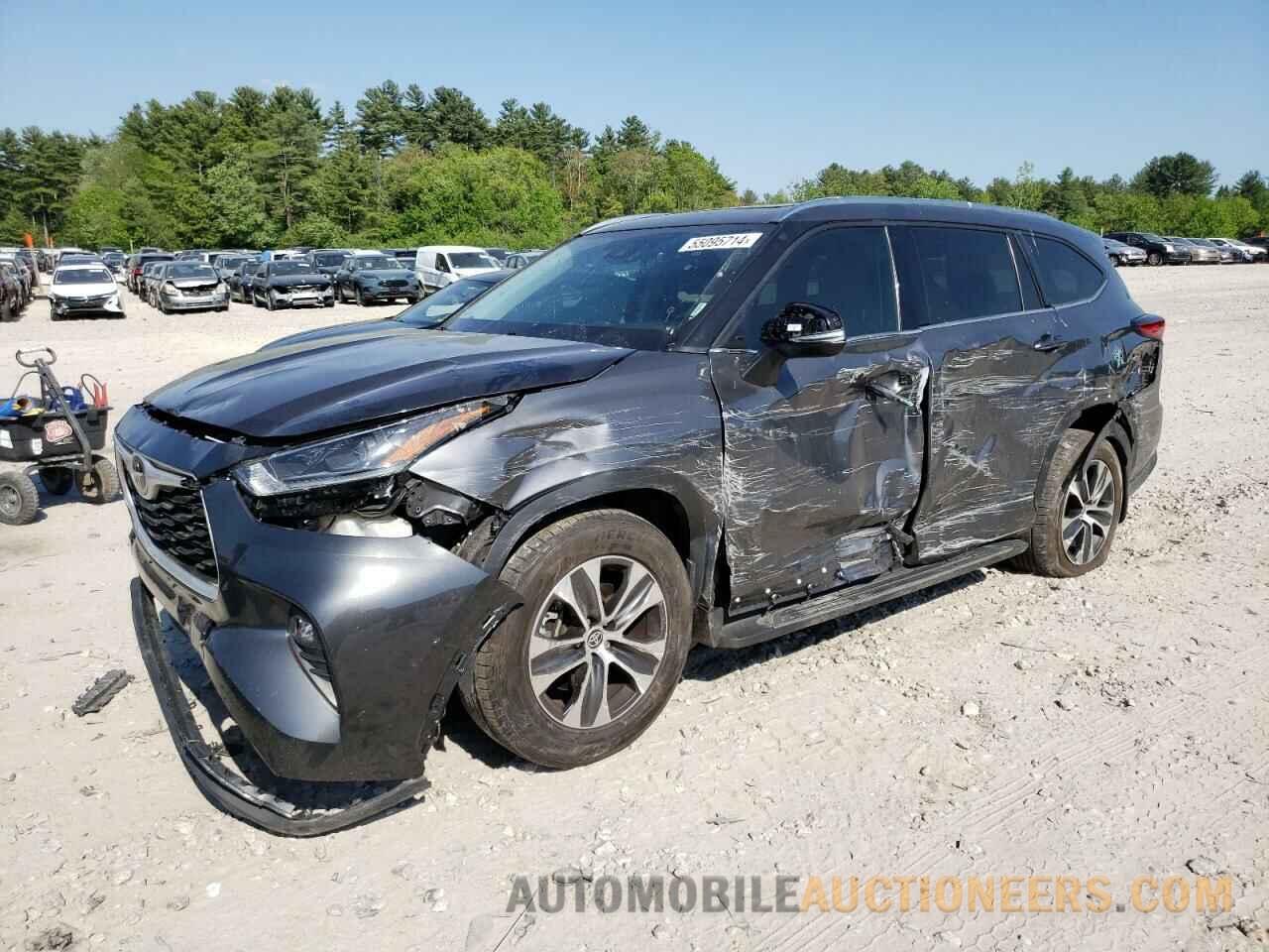 5TDGZRBH1MS141187 TOYOTA HIGHLANDER 2021