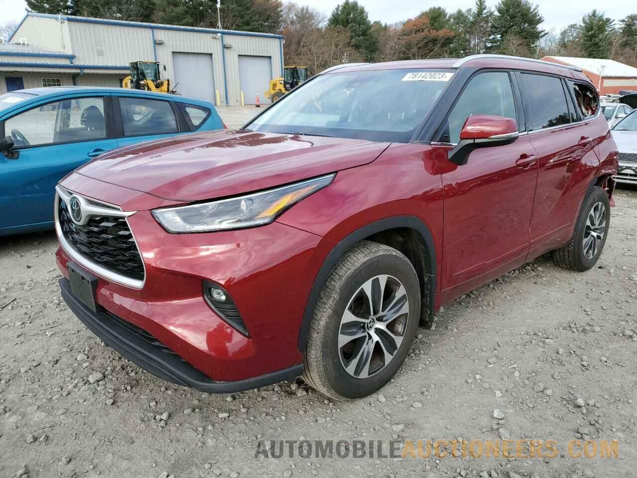 5TDGZRBH1MS150987 TOYOTA HIGHLANDER 2021