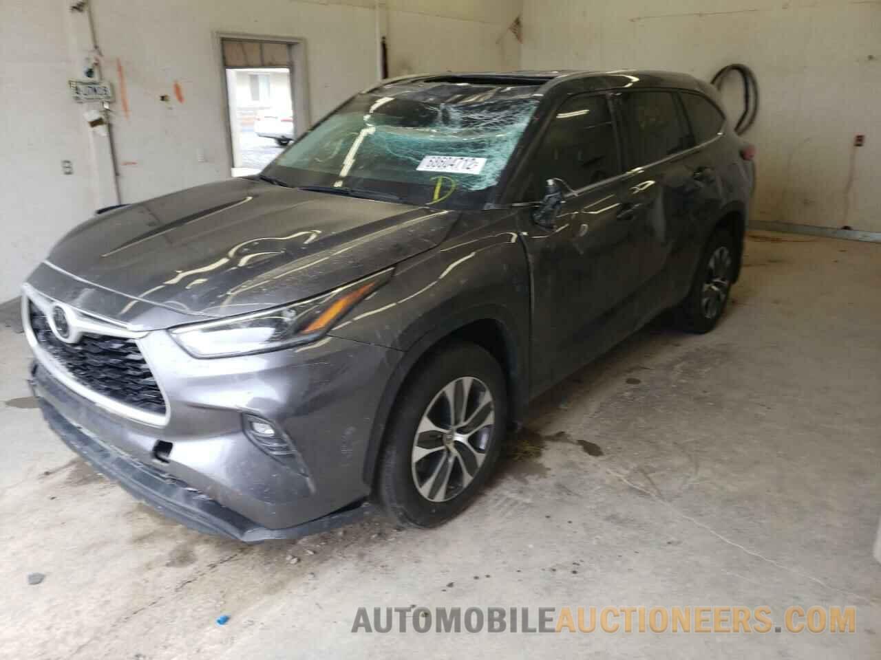 5TDGZRBH1MS527074 TOYOTA HIGHLANDER 2021