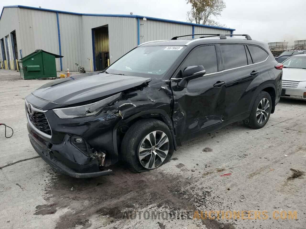 5TDGZRBH1MS540701 TOYOTA HIGHLANDER 2021