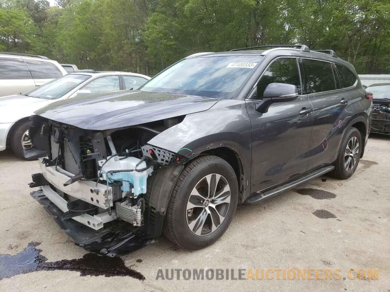 5TDGZRBH1MS542304 TOYOTA HIGHLANDER 2021