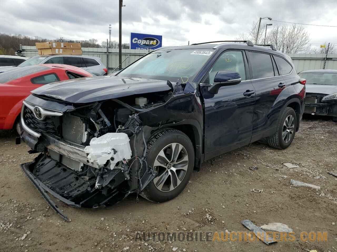 5TDGZRBH1MS548135 TOYOTA HIGHLANDER 2021