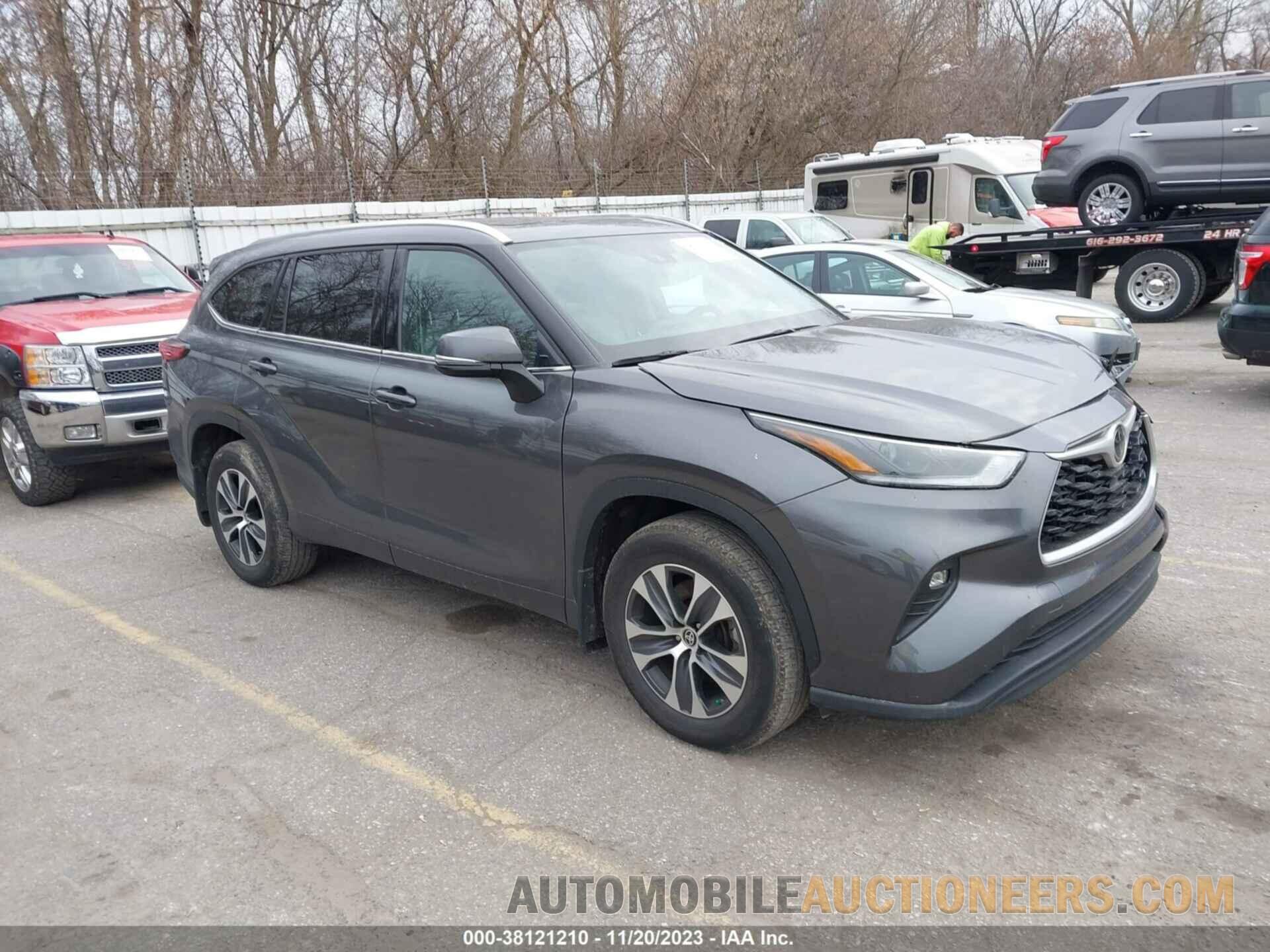 5TDGZRBH1MS558311 TOYOTA HIGHLANDER 2021