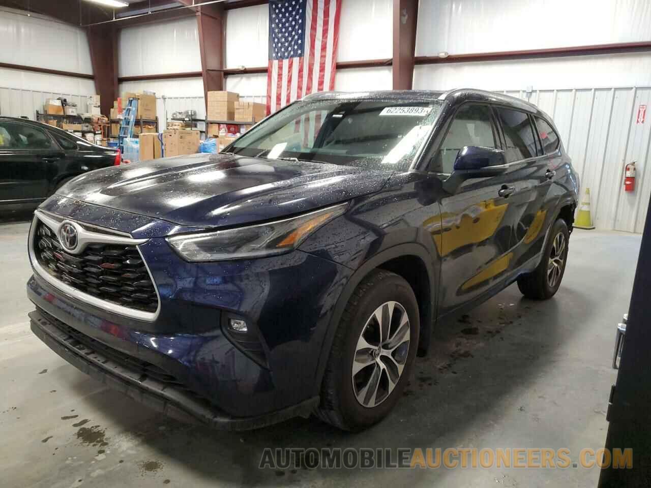 5TDGZRBH2MS145264 TOYOTA HIGHLANDER 2021