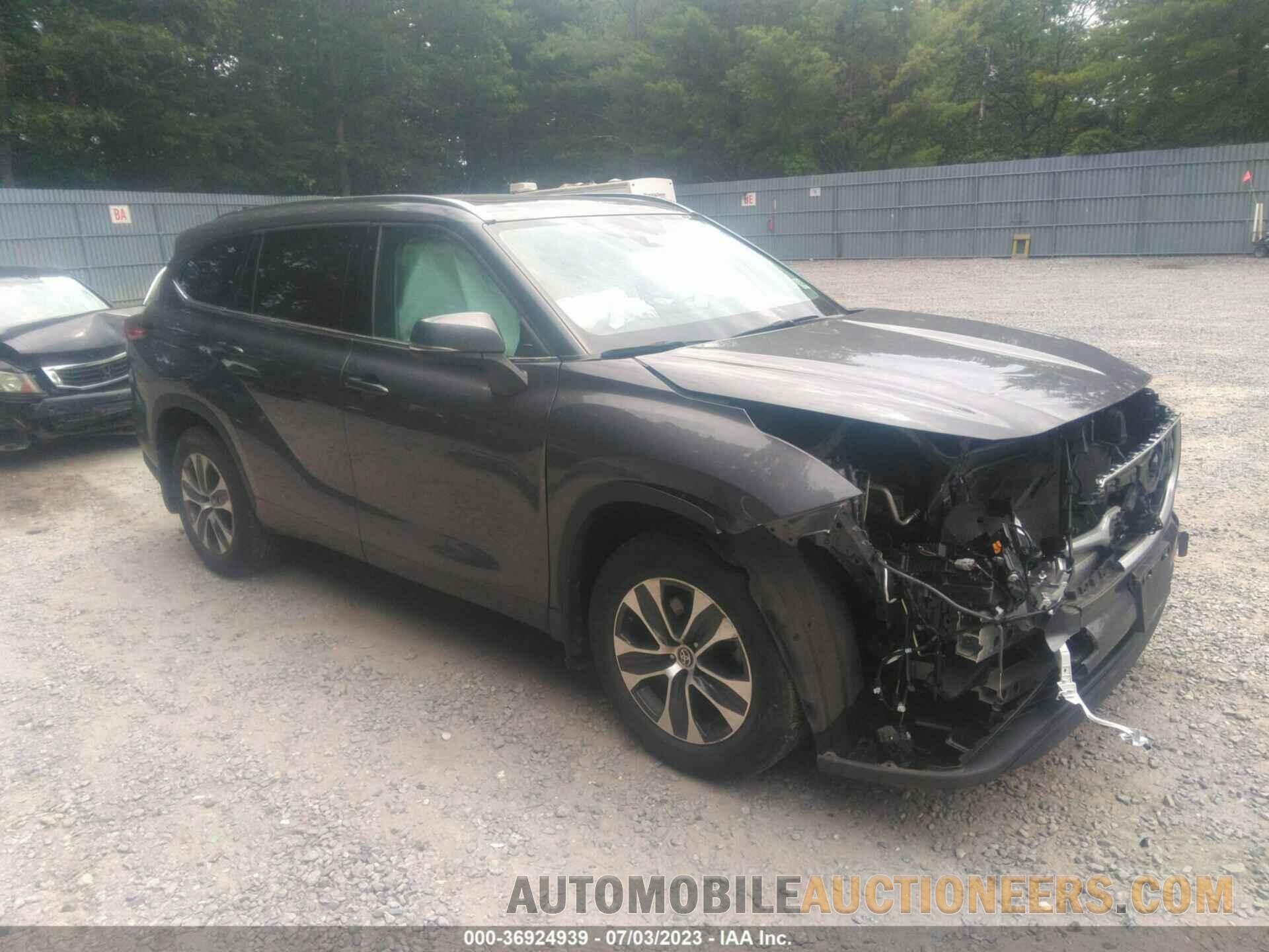 5TDGZRBH2MS539346 TOYOTA HIGHLANDER 2021