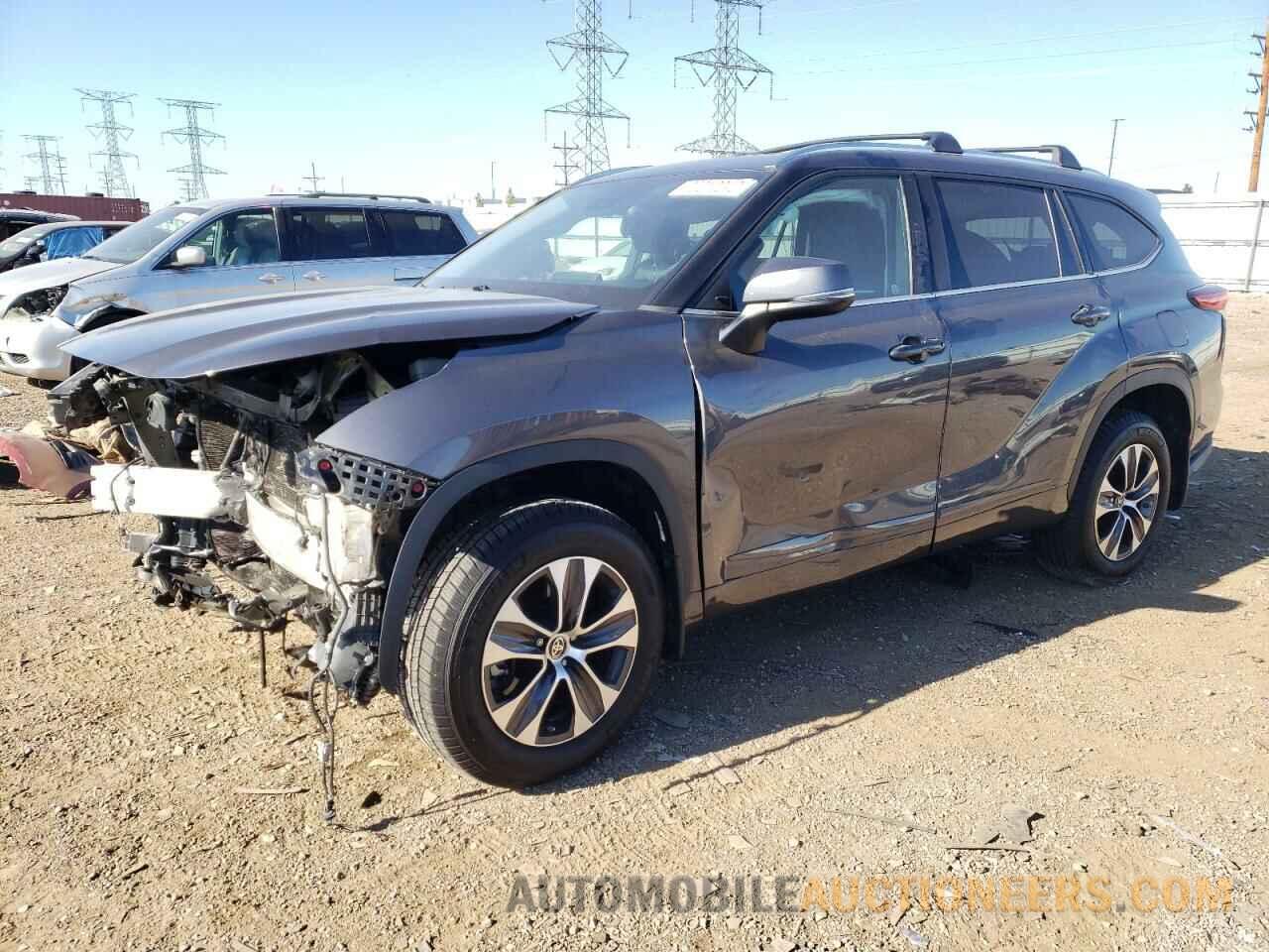 5TDGZRBH3MS531210 TOYOTA HIGHLANDER 2021