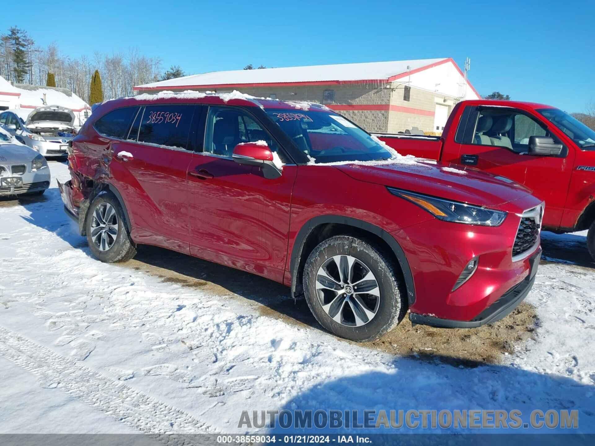 5TDGZRBH3NS171745 TOYOTA HIGHLANDER 2022