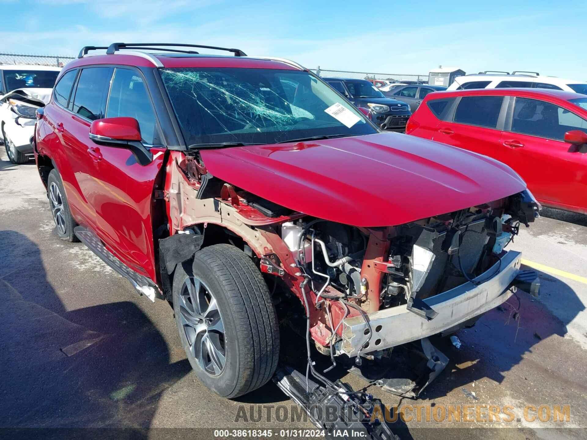 5TDGZRBH3NS182454 TOYOTA HIGHLANDER 2022