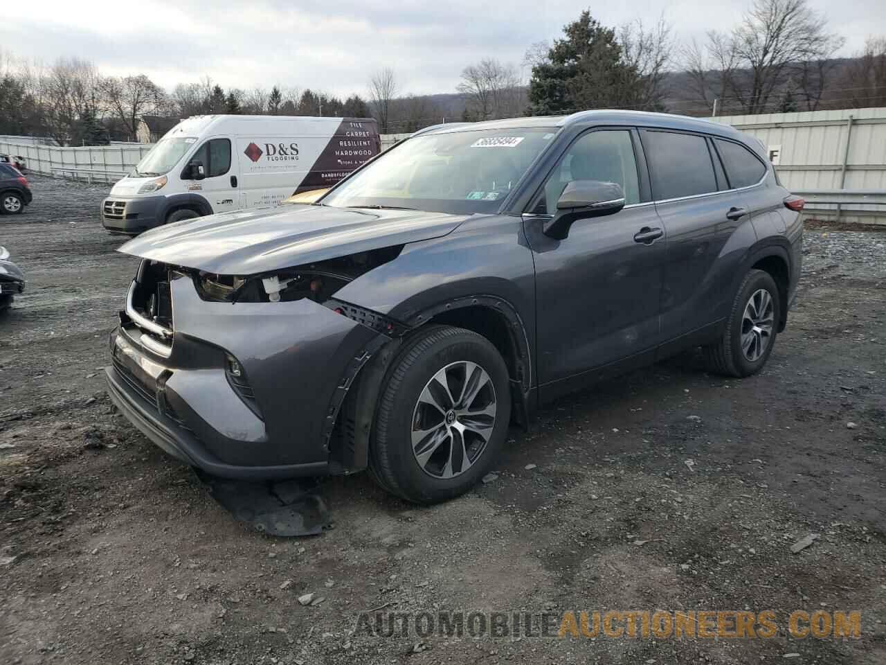 5TDGZRBH4MS072687 TOYOTA HIGHLANDER 2021