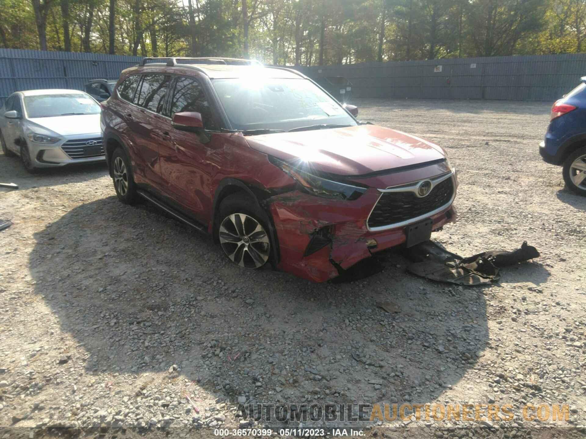 5TDGZRBH4MS107101 TOYOTA HIGHLANDER 2021