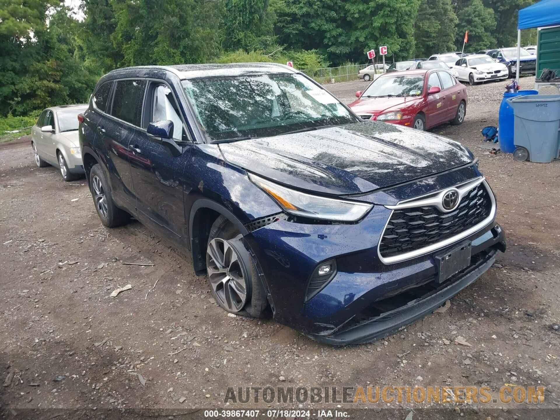 5TDGZRBH4MS112119 TOYOTA HIGHLANDER 2021