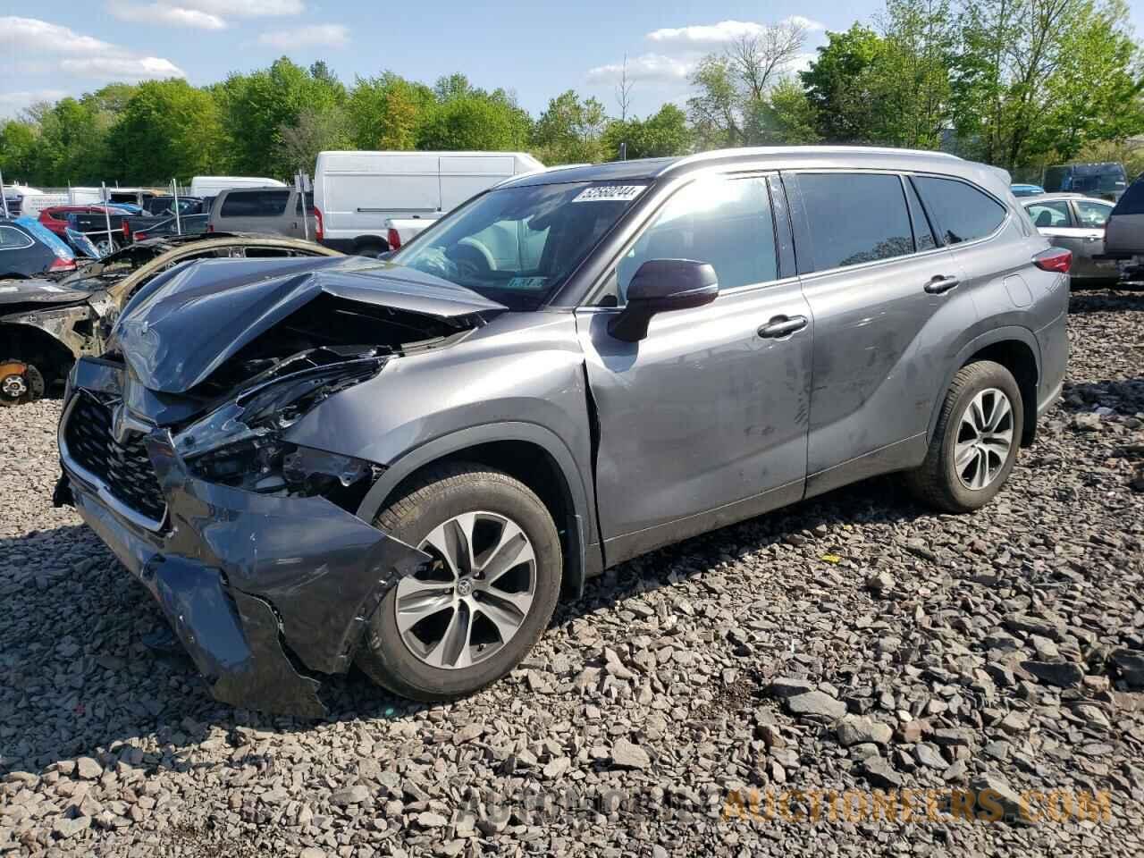 5TDGZRBH4MS543107 TOYOTA HIGHLANDER 2021