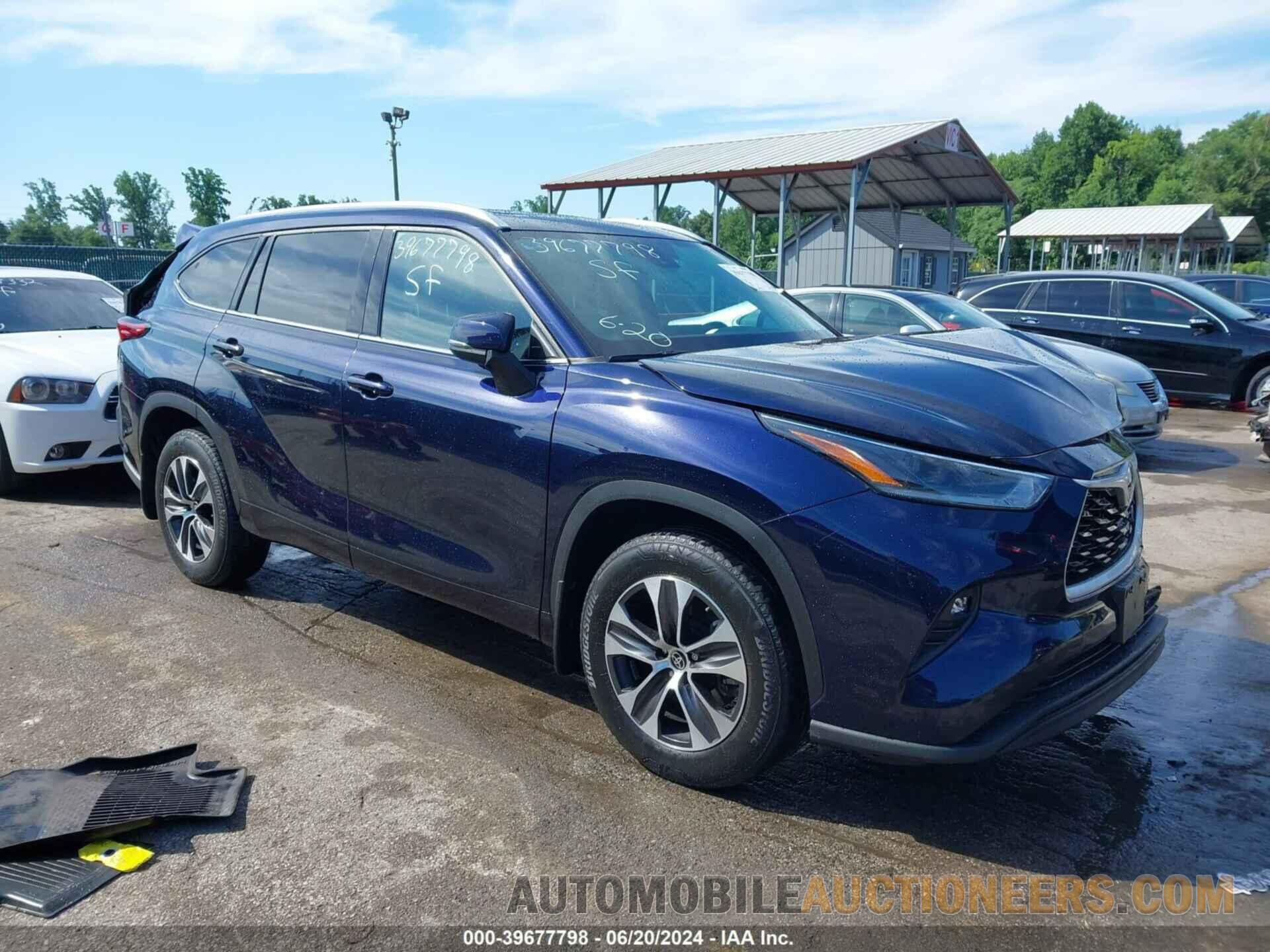 5TDGZRBH5MS540801 TOYOTA HIGHLANDER 2021