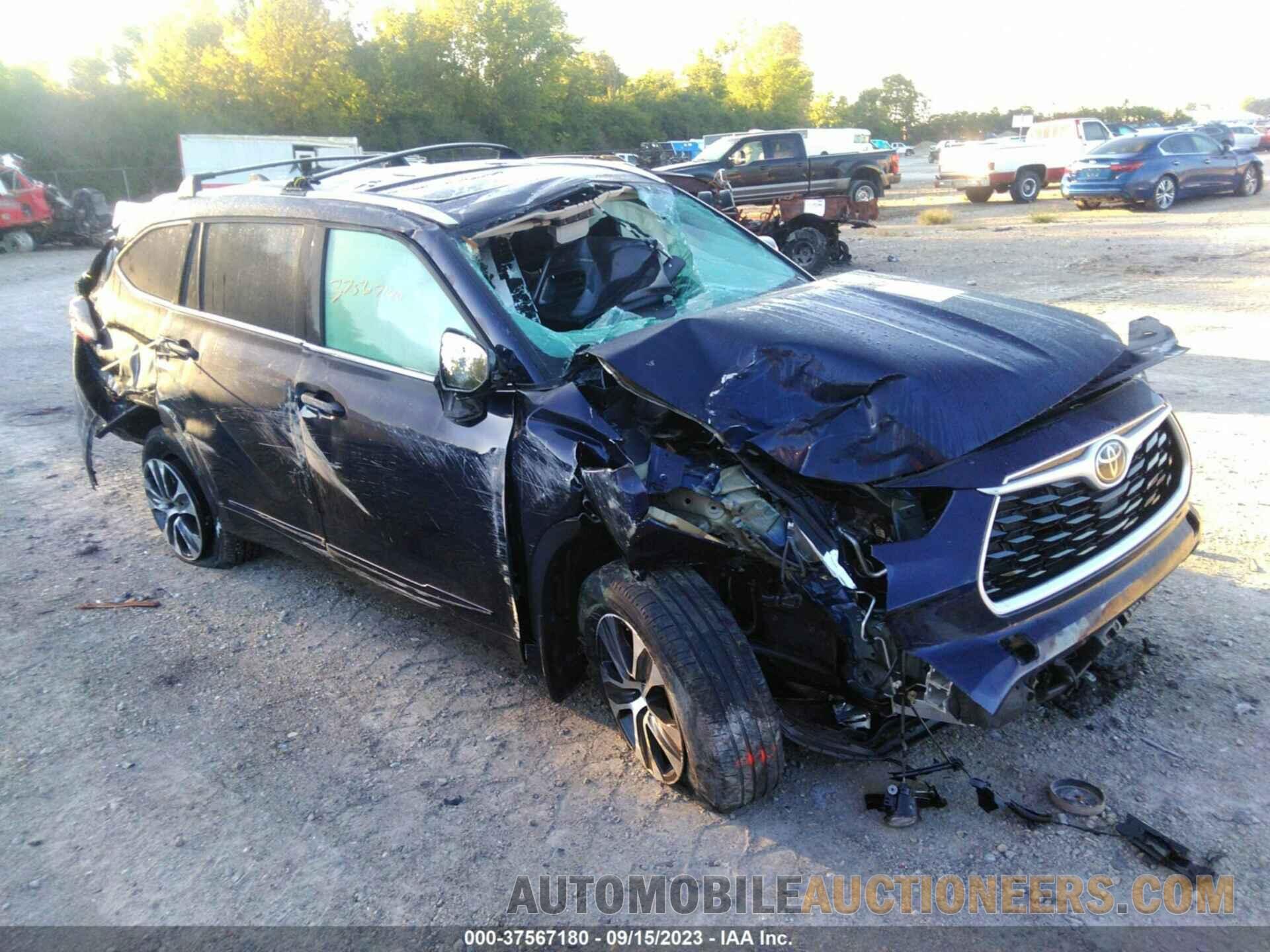 5TDGZRBH5MS557811 TOYOTA HIGHLANDER 2021