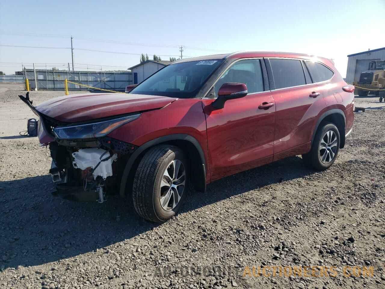 5TDGZRBH5NS585240 TOYOTA HIGHLANDER 2022