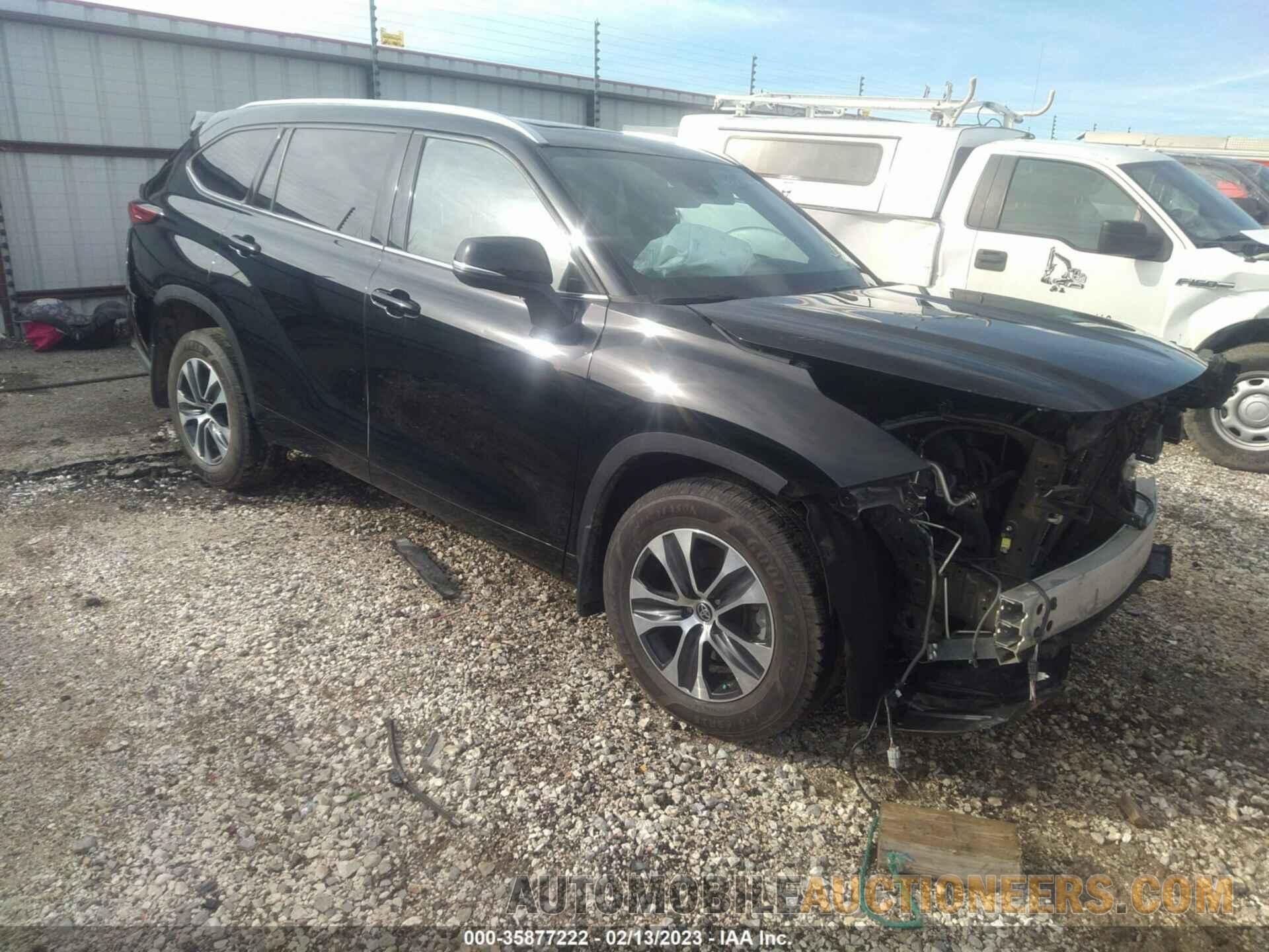 5TDGZRBH6MS065420 TOYOTA HIGHLANDER 2021