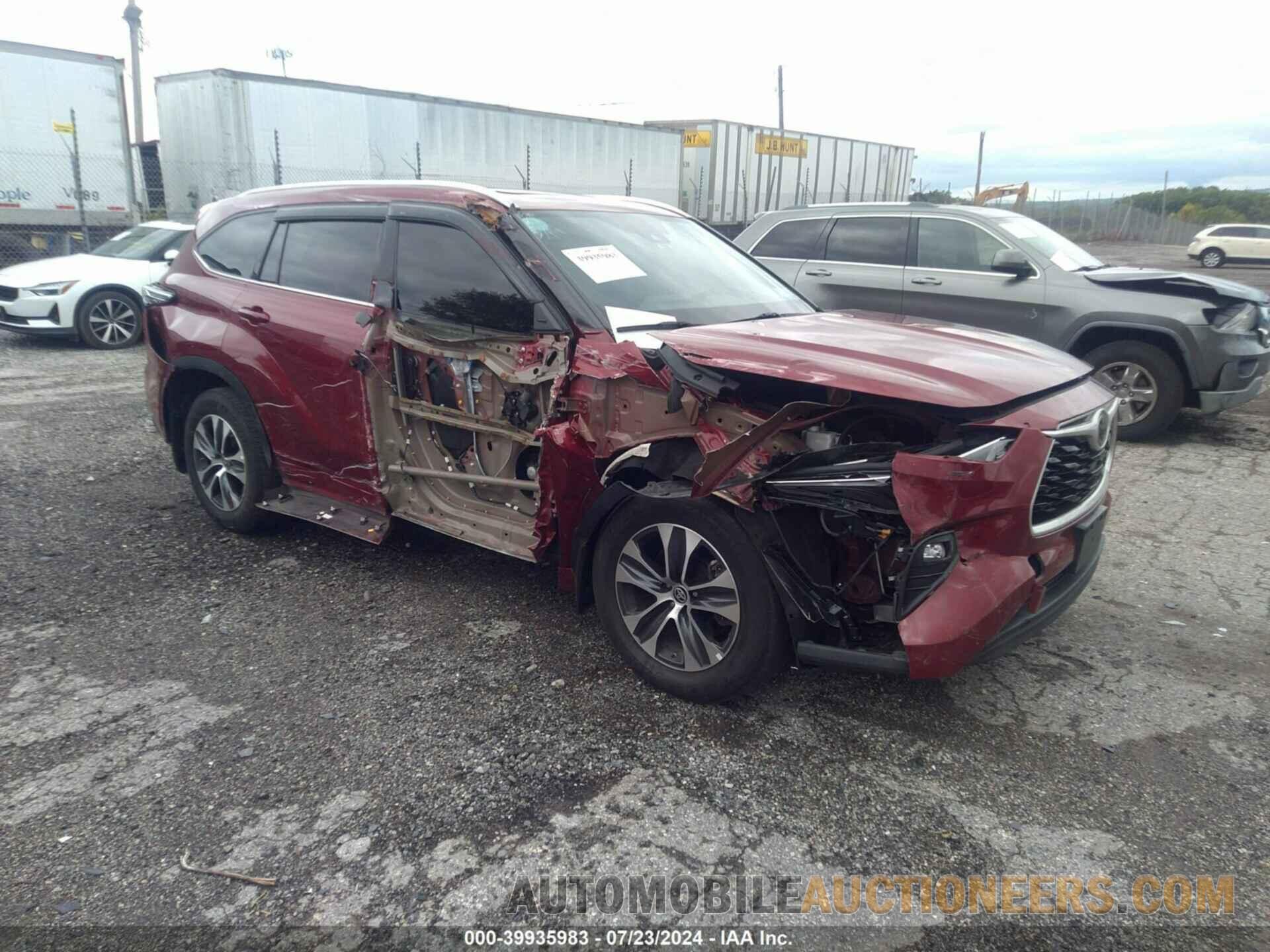 5TDGZRBH6MS068544 TOYOTA HIGHLANDER 2021