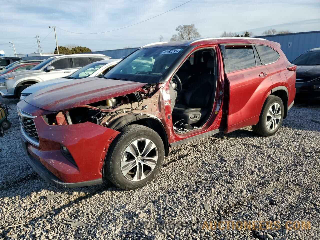 5TDGZRBH6MS070293 TOYOTA HIGHLANDER 2021