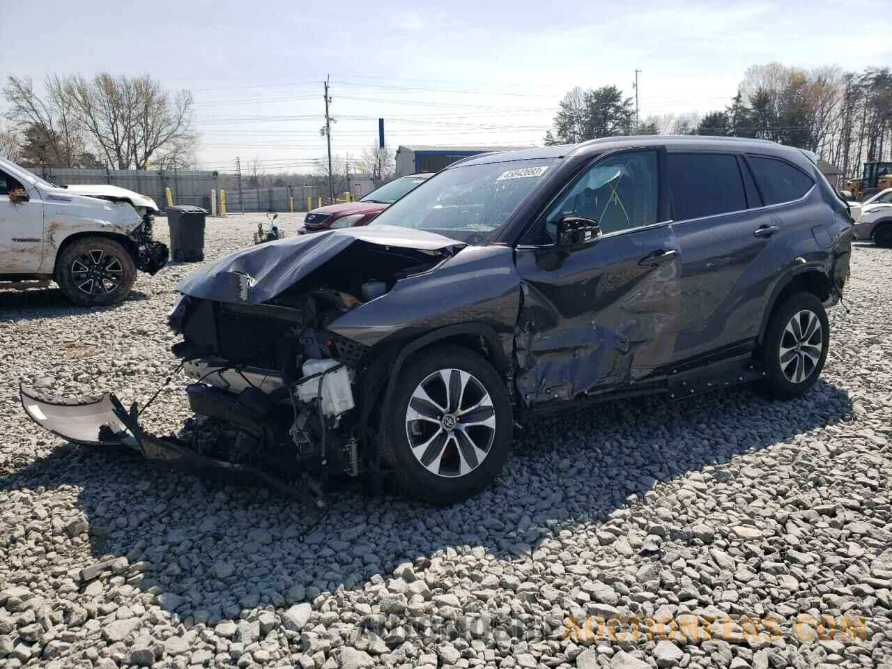 5TDGZRBH6MS071668 TOYOTA HIGHLANDER 2021