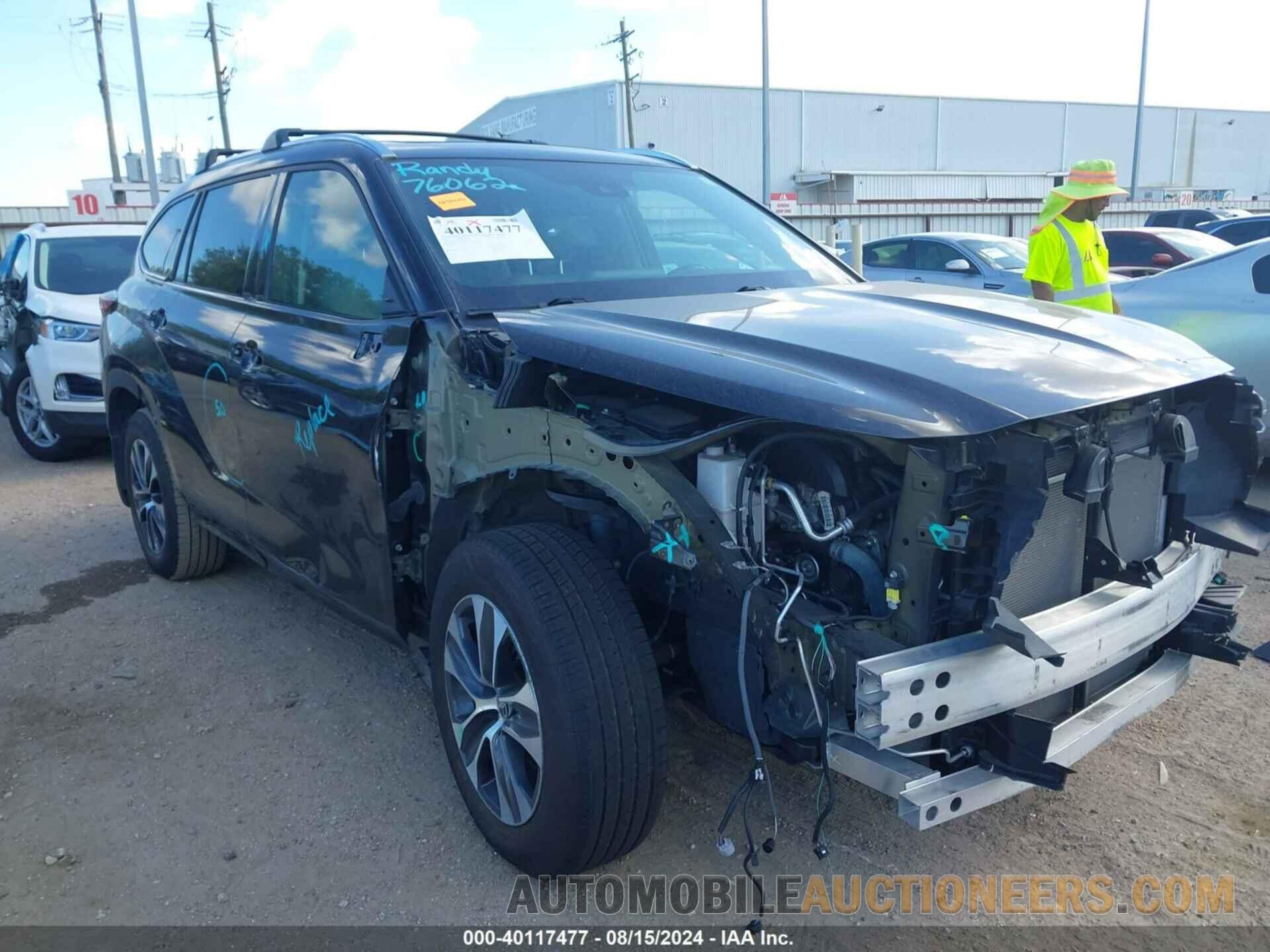 5TDGZRBH6MS121422 TOYOTA HIGHLANDER 2021