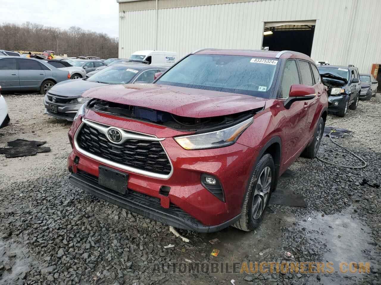 5TDGZRBH6MS528835 TOYOTA HIGHLANDER 2021