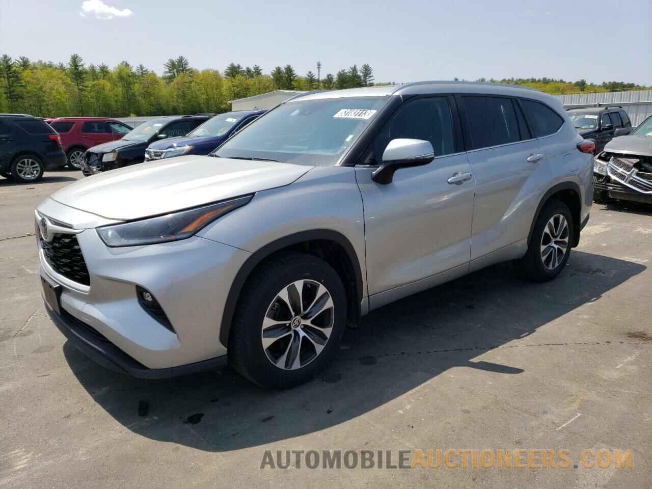 5TDGZRBH6MS551421 TOYOTA HIGHLANDER 2021