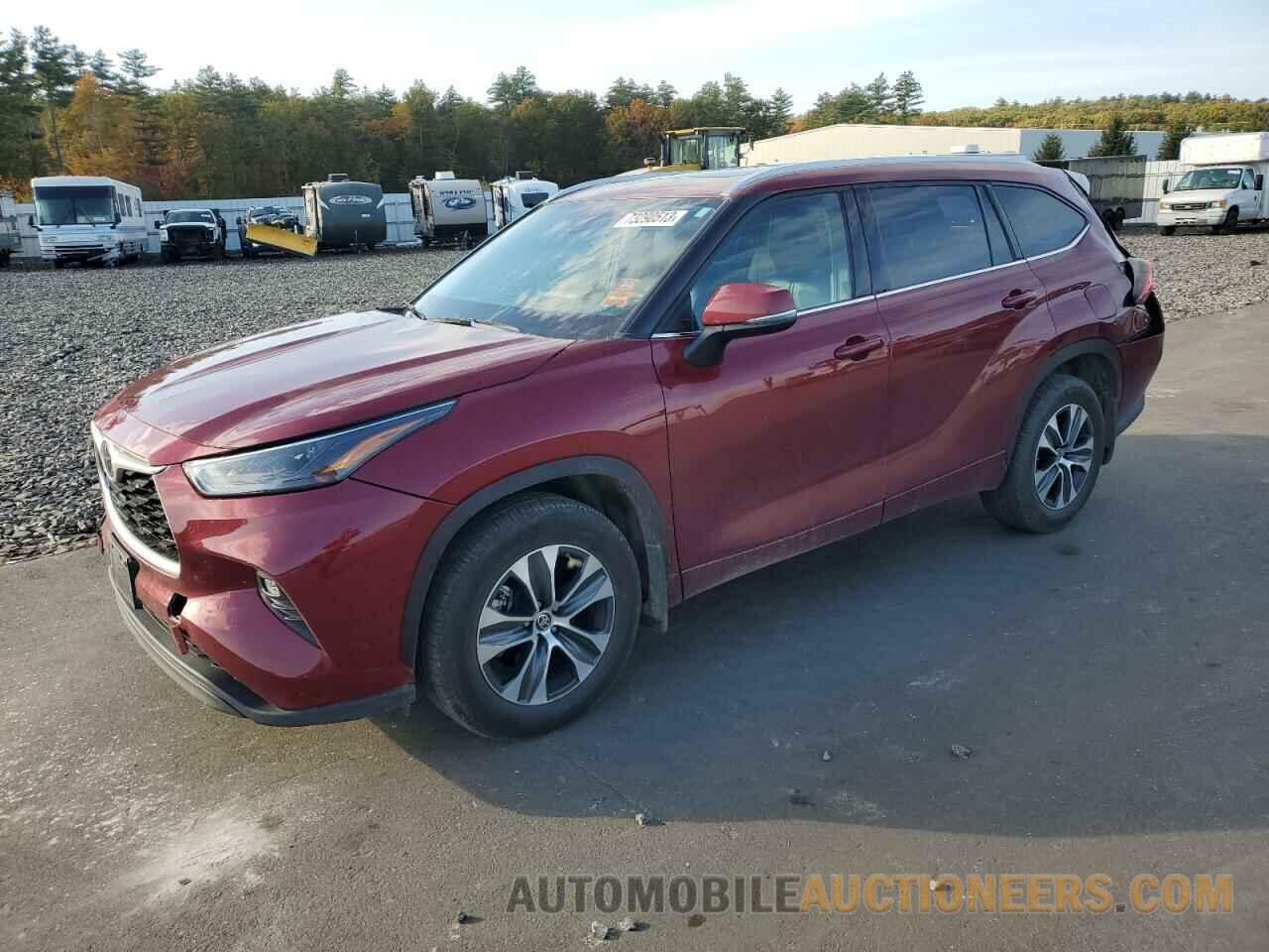 5TDGZRBH6NS579186 TOYOTA HIGHLANDER 2022