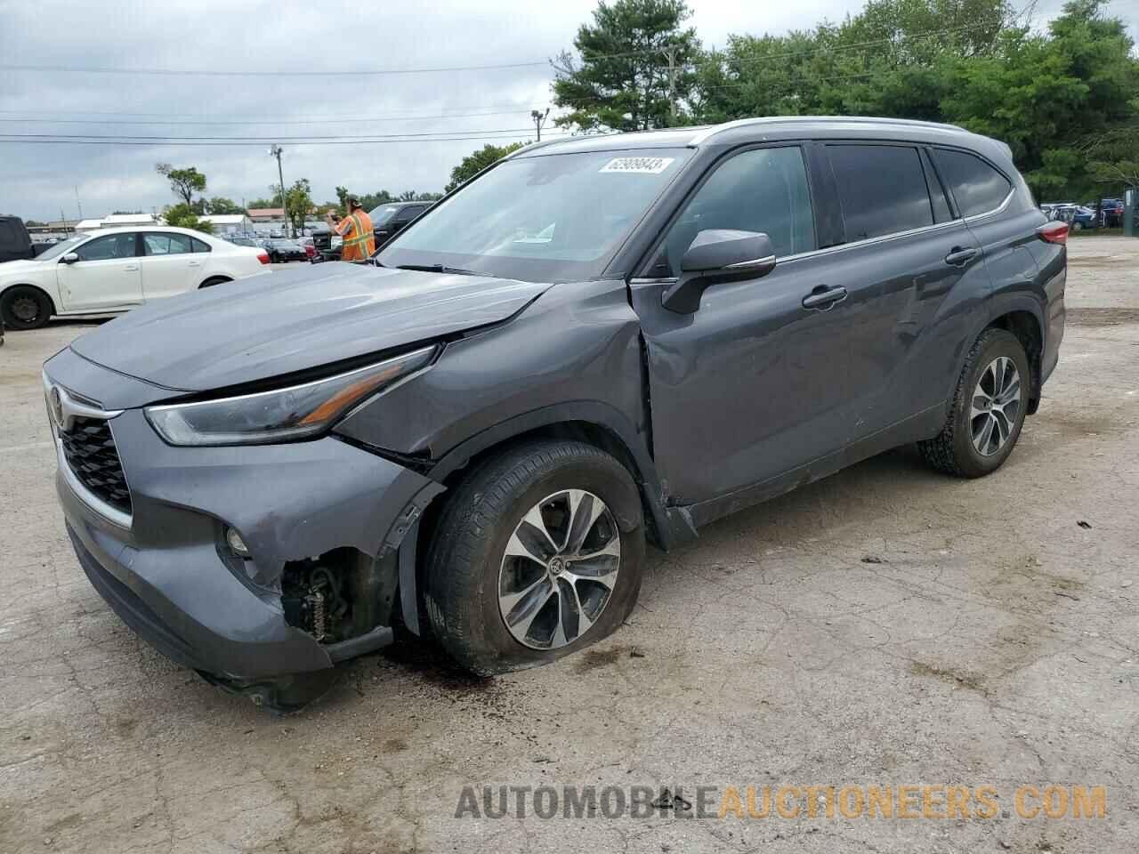 5TDGZRBH7MS134213 TOYOTA HIGHLANDER 2021