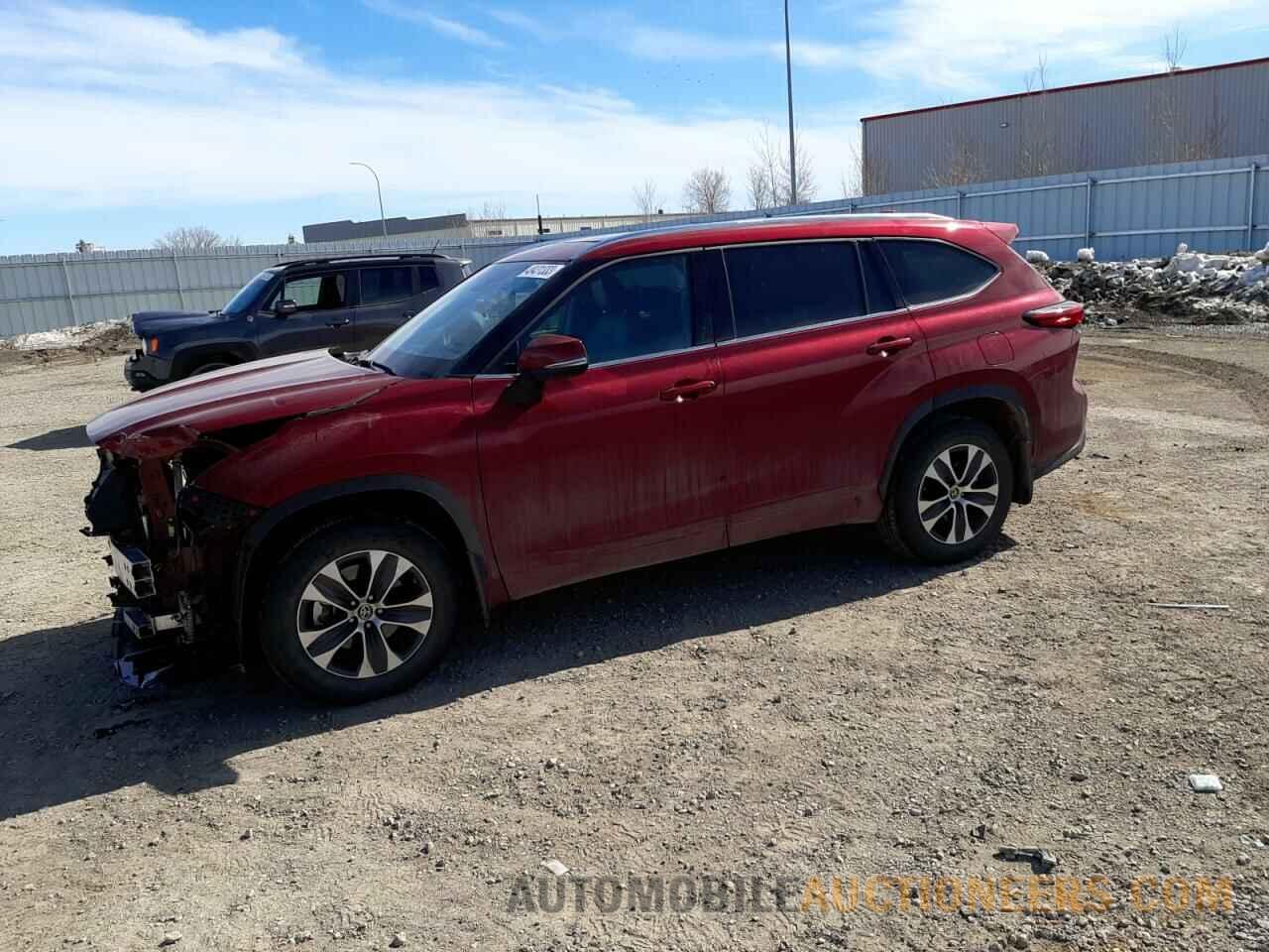 5TDGZRBH7MS153019 TOYOTA HIGHLANDER 2021