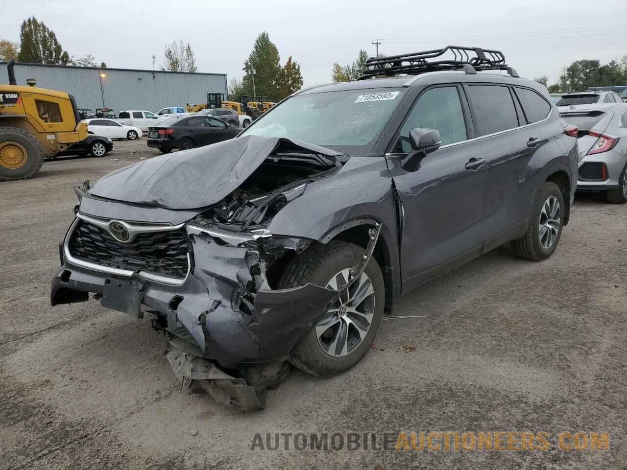 5TDGZRBH7MS529394 TOYOTA HIGHLANDER 2021