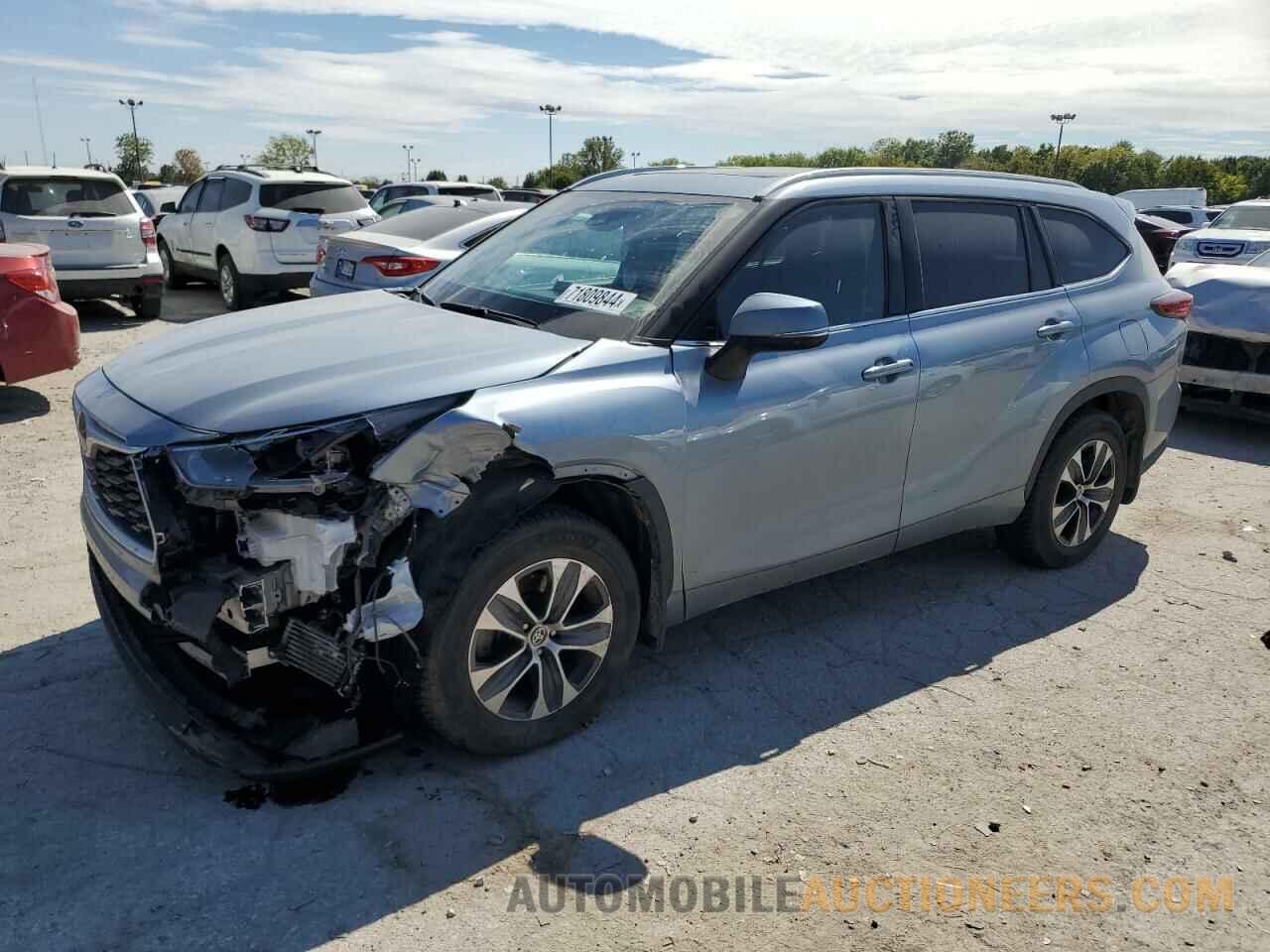 5TDGZRBH7NS163647 TOYOTA HIGHLANDER 2022