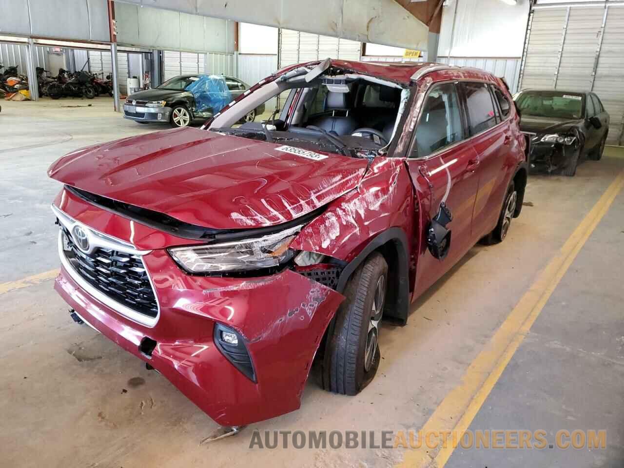 5TDGZRBH7NS238587 TOYOTA HIGHLANDER 2022