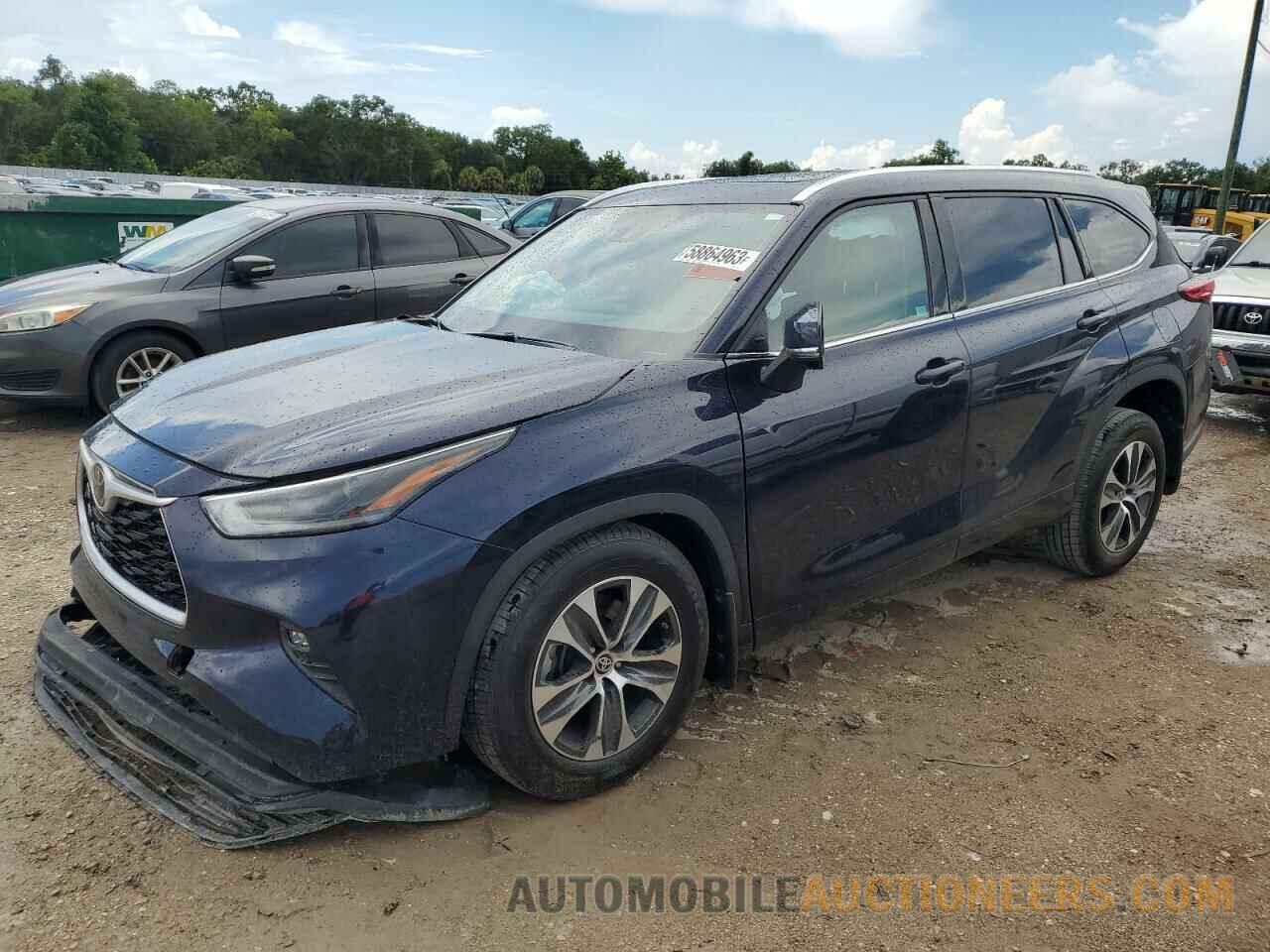 5TDGZRBH8MS071316 TOYOTA HIGHLANDER 2021