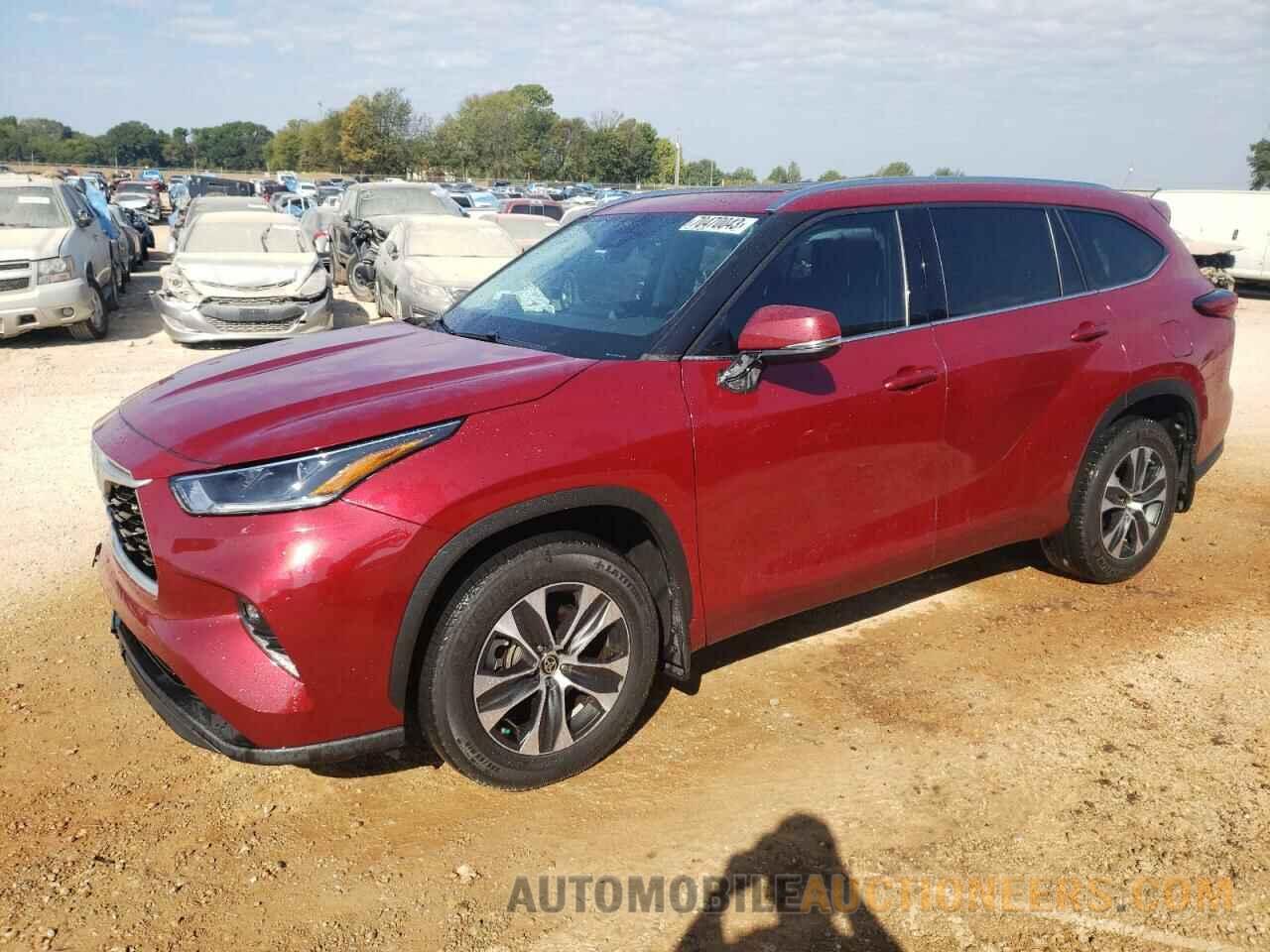 5TDGZRBH8MS106095 TOYOTA HIGHLANDER 2021