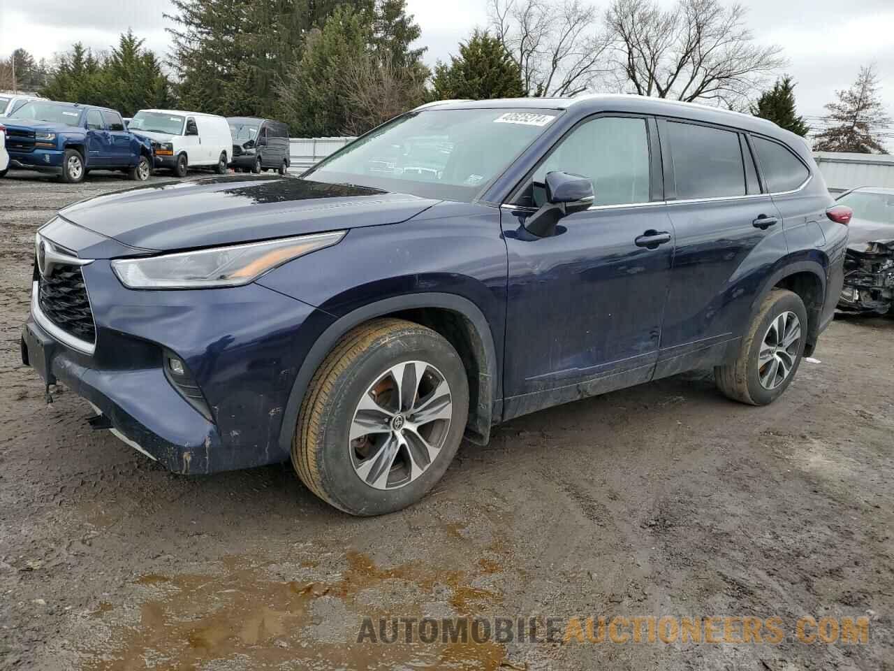 5TDGZRBH8MS108137 TOYOTA HIGHLANDER 2021