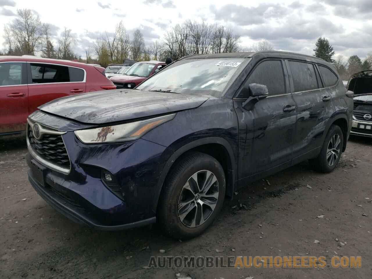 5TDGZRBH9MS101620 TOYOTA HIGHLANDER 2021